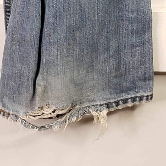 Levis Silvertab Jeans Mens 33x34 Blue Loose Straight Leg Distressed Baggy - Picture 7 of 12